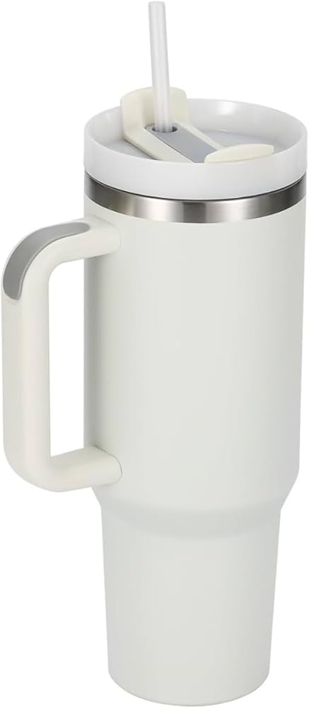 Tumbler with Handle,Stanle Logo Cup with Straw,Travel Coffee Mug